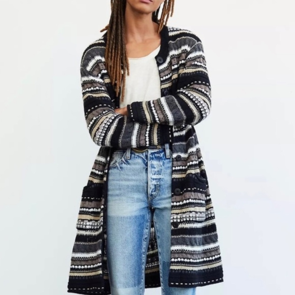 Aldomartins Oona Longline Cardigan for Anthropologie in size S-M (oversized)